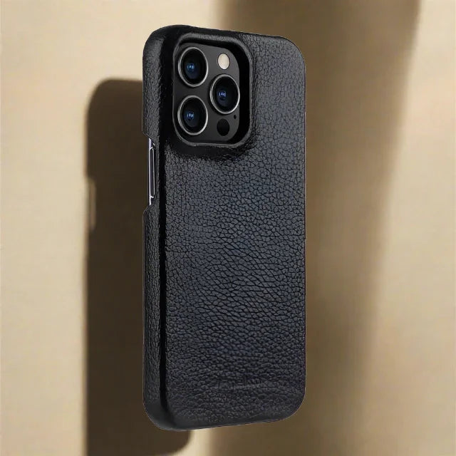 Melkco iPhone 13 Pro Premium Leather Cover - Black - Tashqila Melkco iPhone 13 Pro Premium Leather Cover - Black - Tashqila